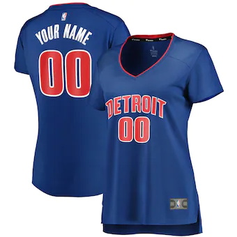 womens fanatics branded royal detroit pistons fast break cu-300